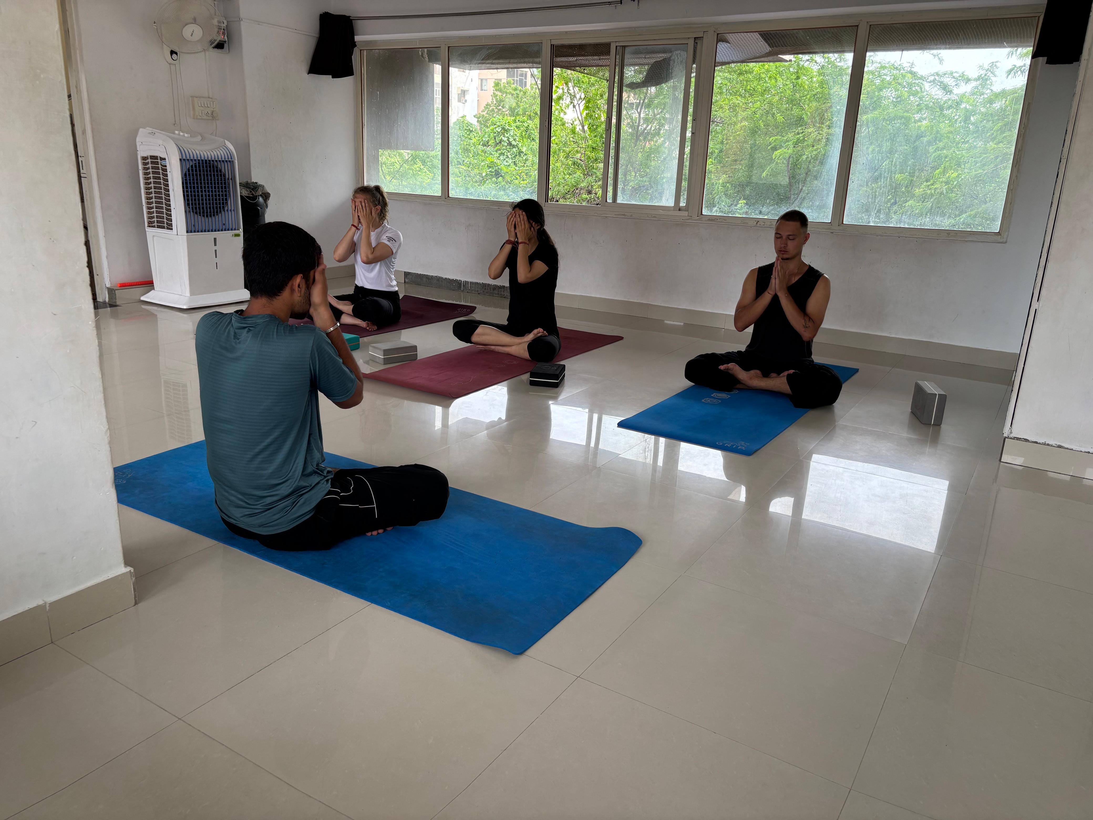 Yoga class at S.K. Yoga Center